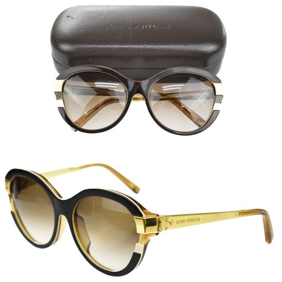 LOUIS VUITTON Petit Soupcon Cat Eye Sunglasses Eyewear Plastic BN Z0487E 36MU356 - Picture 8 of 10